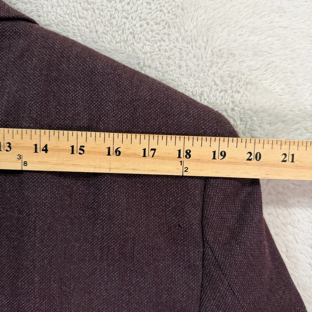 Jos A Bank Mens 42R Tailored Fit Blazer Signature Collection Plum Purple Wool